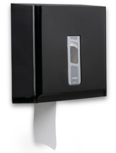 Dispenser P/Papel Higiênico Rolão 300/500m, Preto, Street, NOBRE
