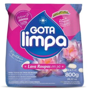 Sabão Em Pó 800gr, Equilíbrio Perfume Intenso, GOTA LIMPA