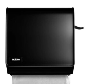 Dispenser P/papel toalha Bobina C/alavanca, Preto - Brave, NOBRE