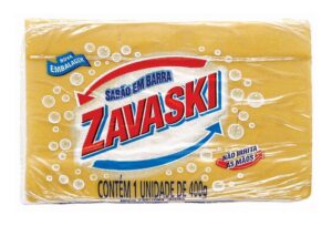 Sabão Tradicional Amarelo 400gr, ZAVASKI